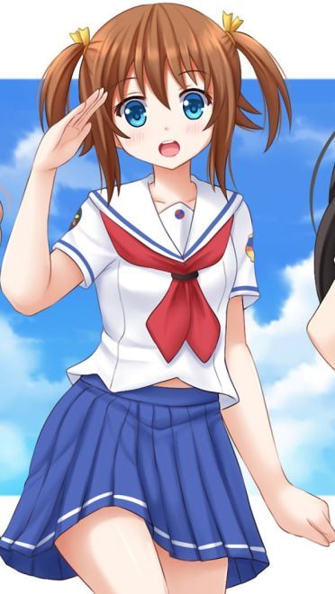 青春波纹高校舰队 动漫电脑壁纸