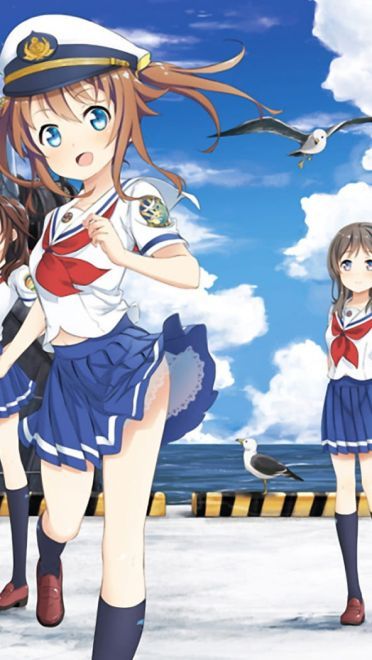 青春波纹高校舰队 动漫电脑壁纸