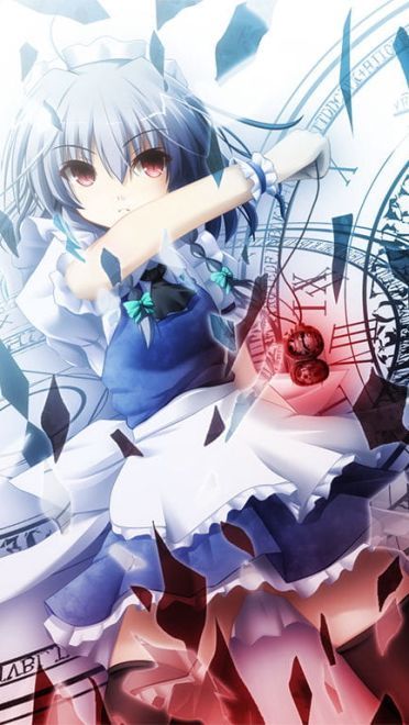 女仆十六夜咲夜 电脑壁纸下载(1)