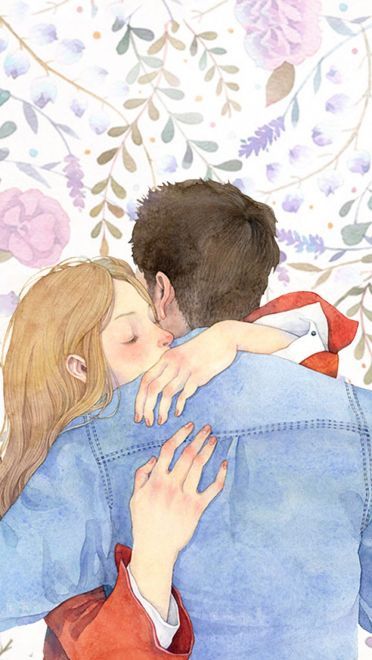 绘制小清新 水彩插画系列手机壁纸(1)