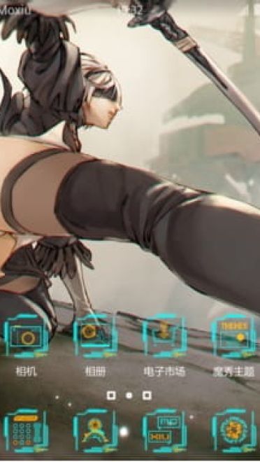 尼尔 机械纪元 2b小姐姐 安卓手机主题下载