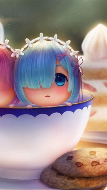 从零开始的异世界生活 拉姆蕾姆 动漫电脑壁纸下载(1)