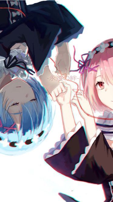 从零开始的异世界生活 拉姆蕾姆 动漫电脑壁纸下载(1)