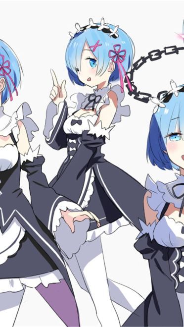 从零开始的异世界生活 拉姆蕾姆 动漫电脑壁纸下载(1)