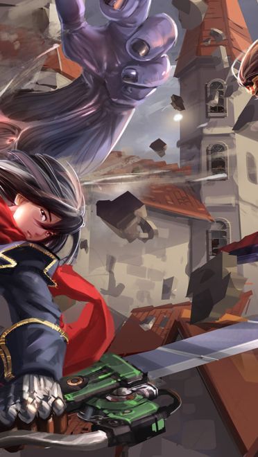 只要有你在我就无所不能 三笠电脑壁纸(1)