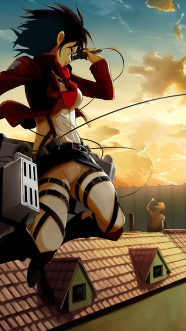 只要有你在我就无所不能 三笠电脑壁纸(1)