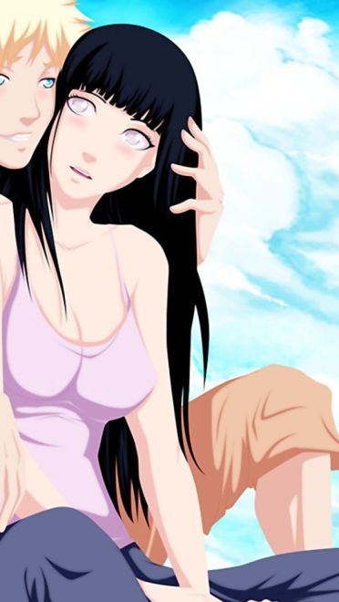 幸福美满 雏田与鸣人电脑桌面壁纸(1)