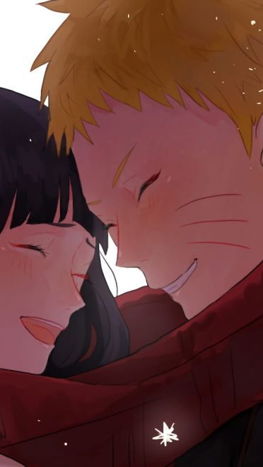 幸福美满 雏田与鸣人电脑桌面壁纸(1)