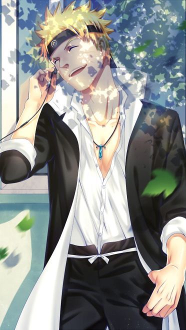 幸福美满 雏田与鸣人电脑桌面壁纸(1)