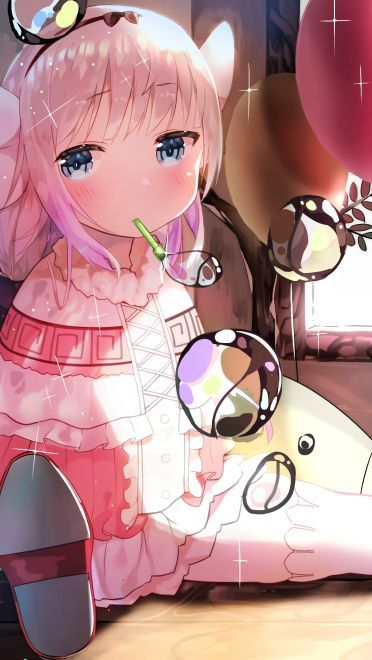 妹抖龙超可爱 小林家的妹抖龙电脑壁纸(1)