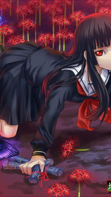 地狱少女阎魔爱 手机壁纸萌图经典语录下载(1)