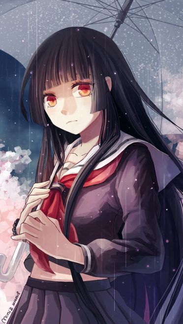 地狱少女阎魔爱 手机壁纸萌图经典语录下载(1)