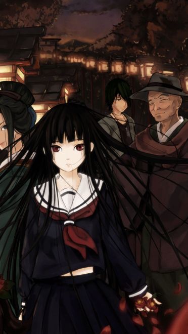 地狱少女阎魔爱 手机壁纸萌图经典语录下载(1)