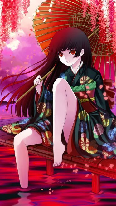 地狱少女阎魔爱 手机壁纸萌图经典语录下载(1)