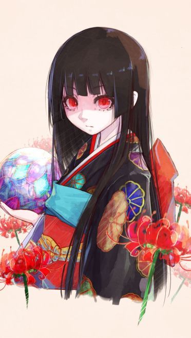 地狱少女阎魔爱 手机壁纸萌图经典语录下载(1)