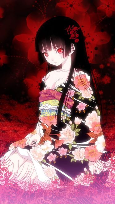 地狱少女阎魔爱 手机壁纸萌图经典语录下载(1)