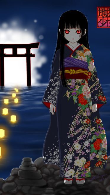 地狱少女阎魔爱 手机壁纸萌图经典语录下载(1)