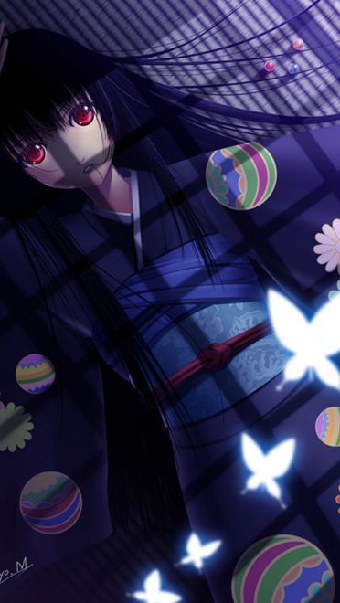 地狱少女阎魔爱 手机壁纸萌图经典语录下载(1)