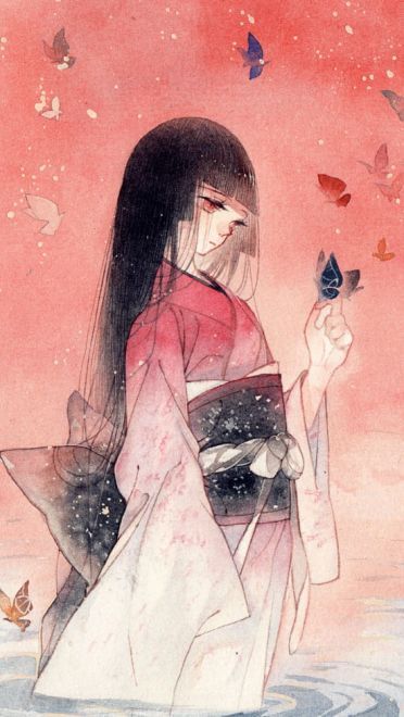 地狱少女阎魔爱 手机壁纸萌图经典语录下载(1)