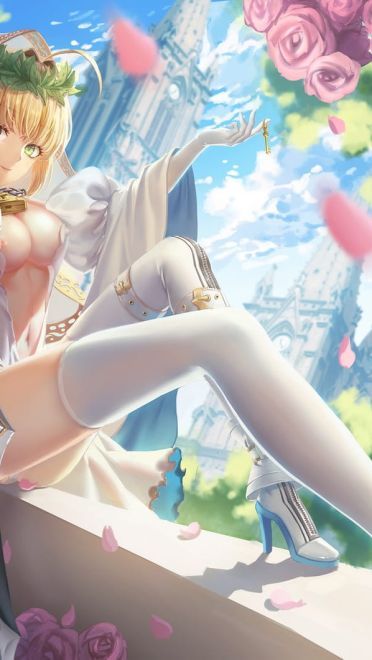 圣杯之战红色诱惑 Fate/Grand Order尼禄动漫壁纸(1)