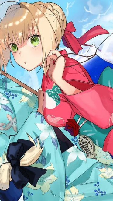 圣杯之战红色诱惑 Fate/Grand Order尼禄动漫壁纸(1)