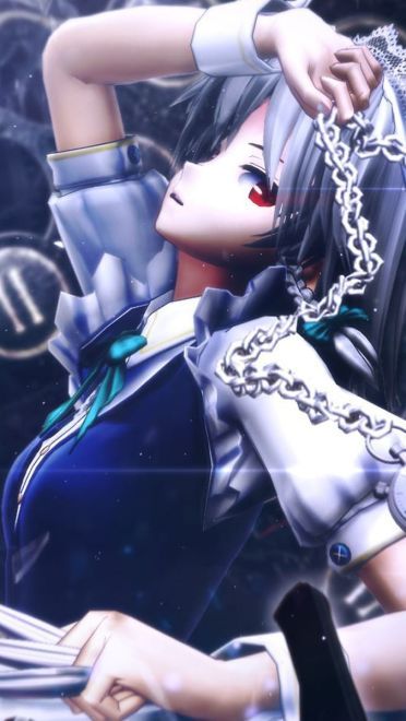 东方Projec 十六夜咲夜 动漫电脑壁纸(1)