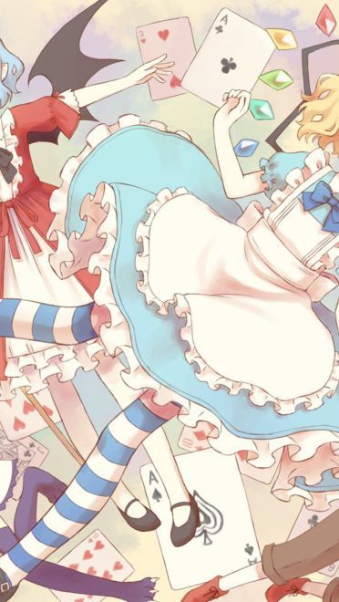 东方Projec 十六夜咲夜 动漫电脑壁纸(1)