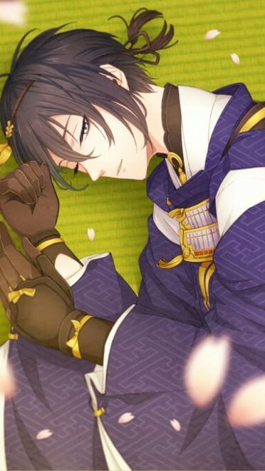 刀剑乱舞和风美男 三日月宗近手机壁纸(1)