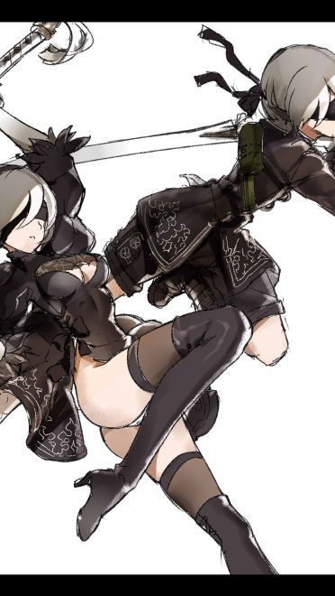 没有生命却互相厮杀 尼尔:机械纪元电脑壁纸(1)