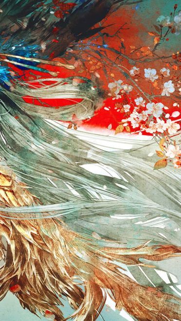 绘制唯美和风 阴阳师电脑壁纸(1)