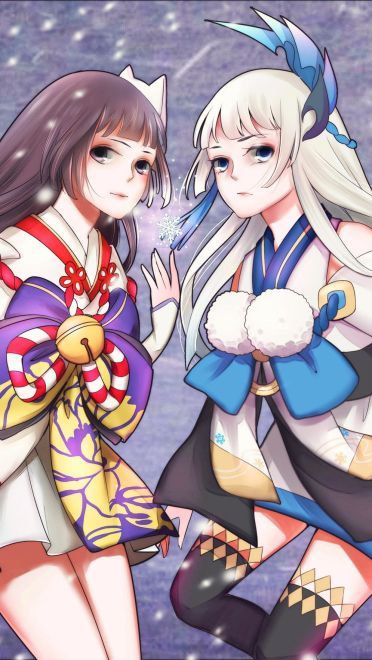 绘制唯美和风 阴阳师电脑壁纸(1)