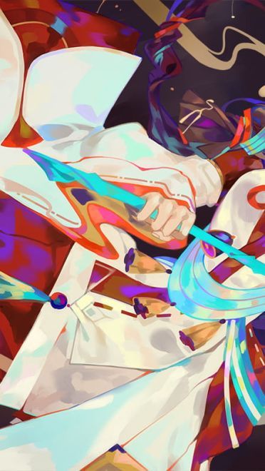 绘制唯美和风 阴阳师电脑壁纸(1)