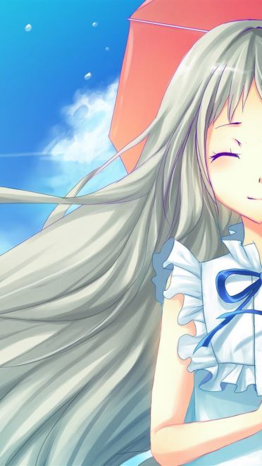 未闻花名 本间芽衣子 动漫电脑壁纸下载(1)