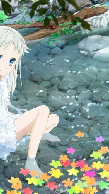 未闻花名 本间芽衣子 动漫电脑壁纸下载(1)