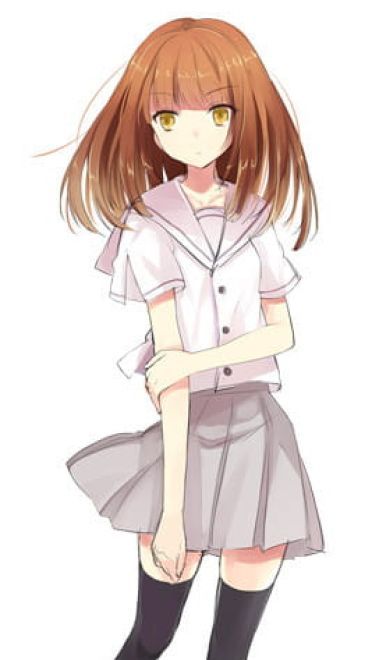 过膝袜水手服学生气息的手机壁纸下载(1)