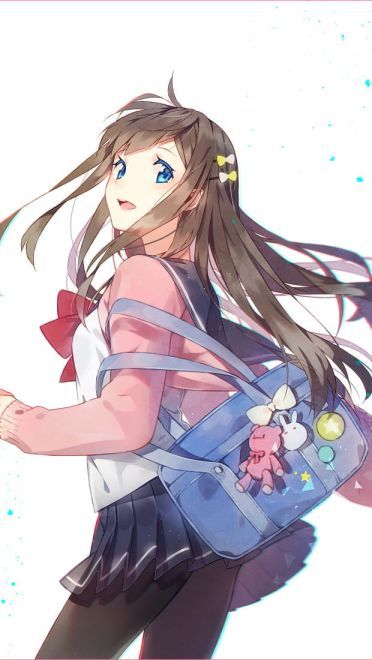 过膝袜水手服学生气息的手机壁纸下载(1)