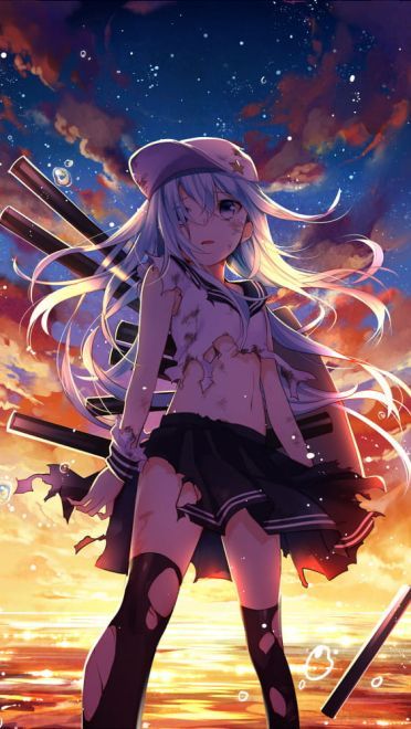 过膝袜水手服学生气息的手机壁纸下载(1)