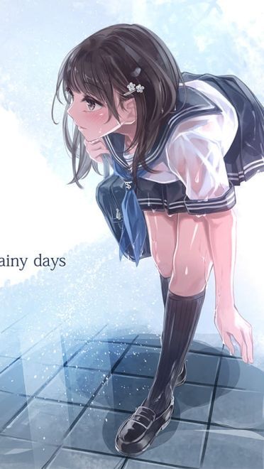 过膝袜水手服学生气息的手机壁纸下载(1)