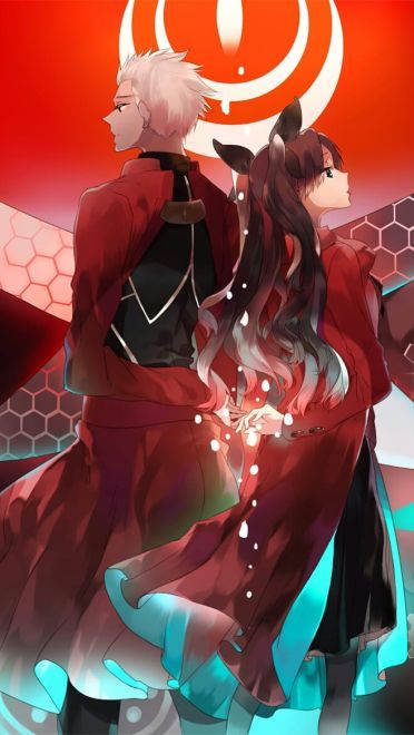 红色契约 弓凛CP手机壁纸