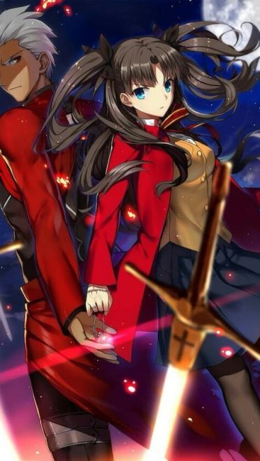 红色契约 弓凛CP手机壁纸