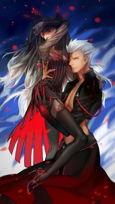 红色契约 弓凛CP手机壁纸