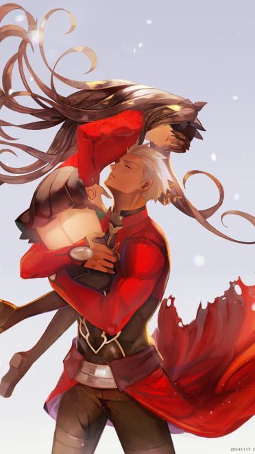 红色契约 弓凛CP手机壁纸