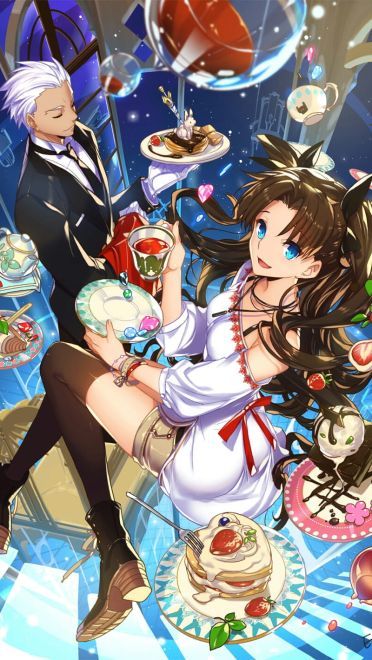 红色契约 弓凛CP手机壁纸