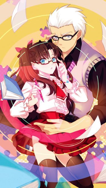 红色契约 弓凛CP手机壁纸