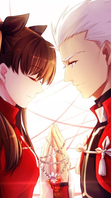 红色契约 弓凛CP手机壁纸