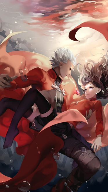 红色契约 弓凛CP手机壁纸