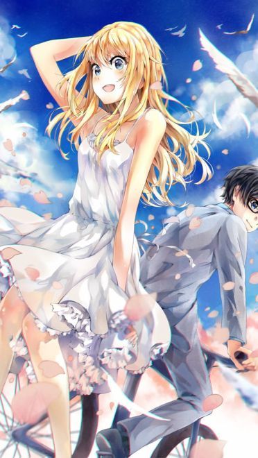 在樱树下独奏 四月是你的谎言手机壁纸