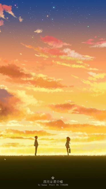 在樱树下独奏 四月是你的谎言手机壁纸