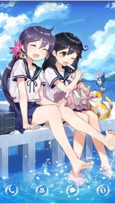 舰队Collection 姐妹花 安卓手机主题下载