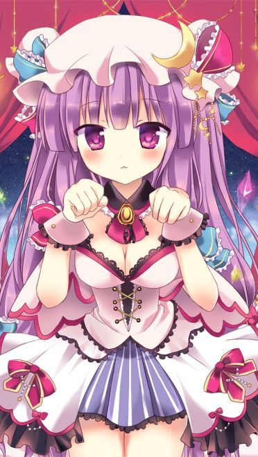 知识与避世的少女 帕秋莉·诺蕾姬手机壁纸(1)